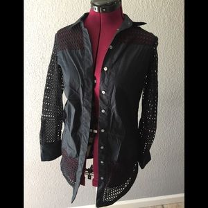 Banana republic lace top